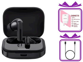 Wireless headphones No Brand Mi Buds 5 + Network power adapter Earmetix T9004 20W White + Cable EP-DN980BBE Type-C to Type-C Black gift